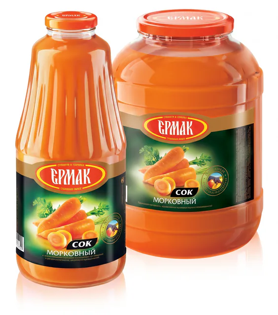 Соки Ермак — Морковный